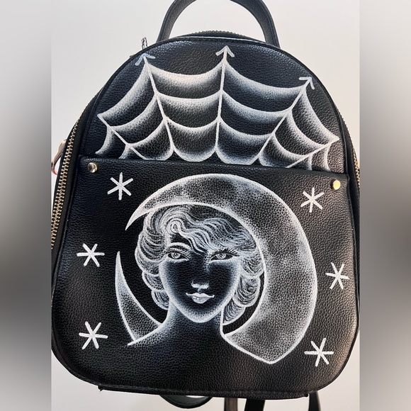 Super cute one of a kind Gianna Phillips hand drawn backpack - Picture 5 of 5